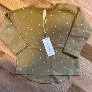 NWT Quincy Mae Brushed Jersey Top size 6-12 months